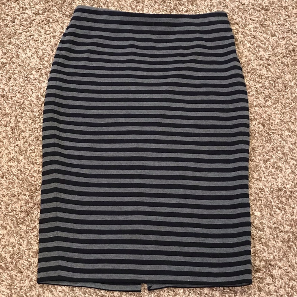The Limited Navy Knit Pencil Skirt Size Small